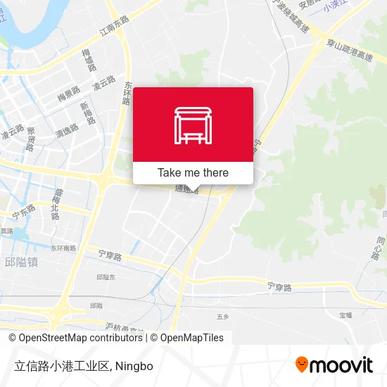 立信路小港工业区 map