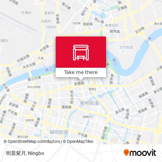 明晨紫月 map