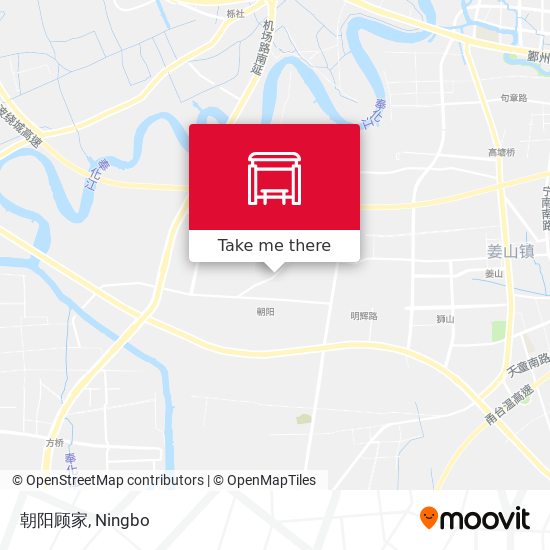 朝阳顾家 map