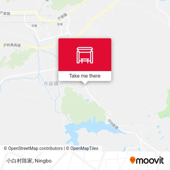 小白村陈家 map