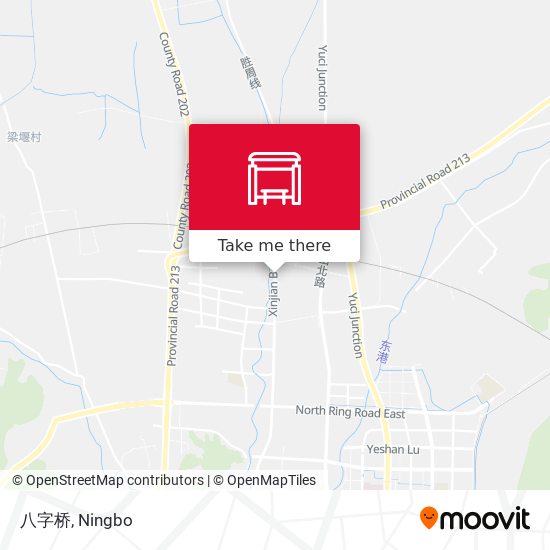 八字桥 map