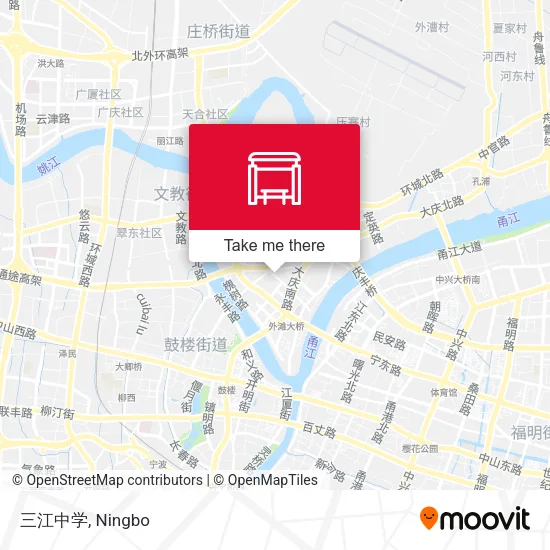 三江中学 map