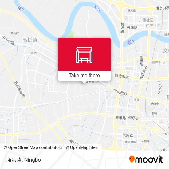 庙洪路 map