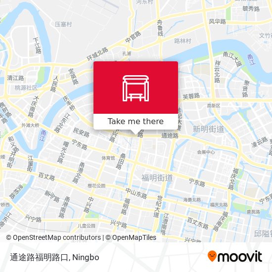 通途路福明路口 map
