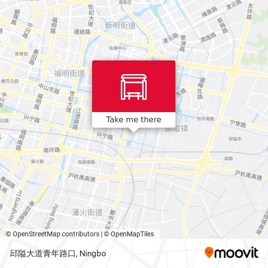 邱隘大道青年路口 map