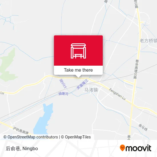后俞巷 map