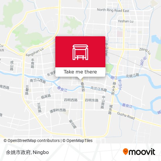 余姚市政府 map