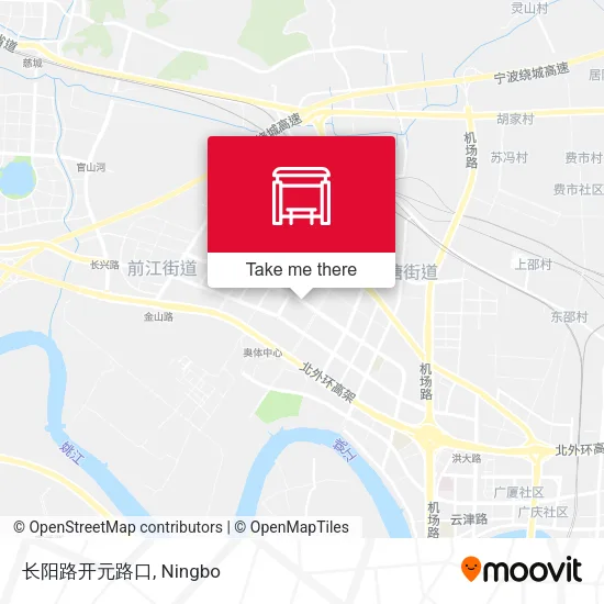 长阳路开元路口 map