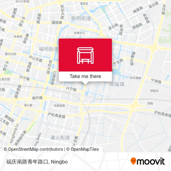 福庆南路青年路口 map