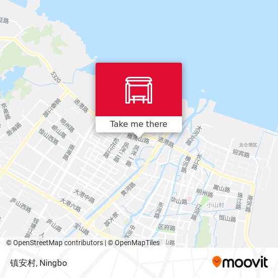 镇安村 map