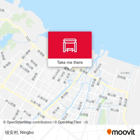 镇安村 map