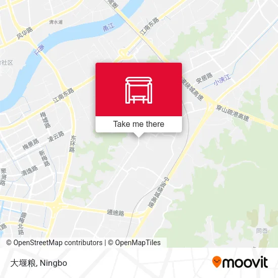 大堰粮 map