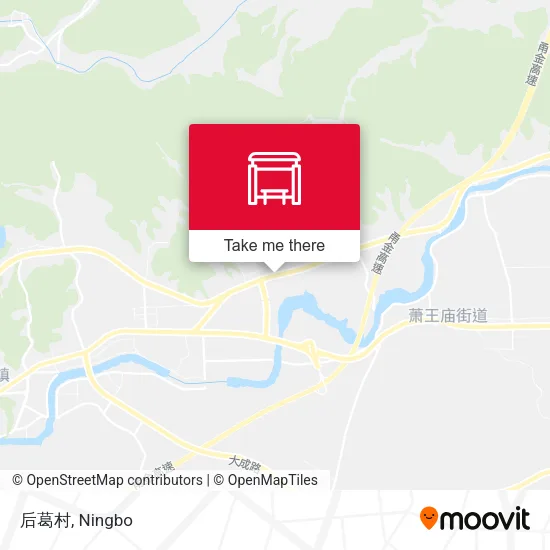 后葛村 map