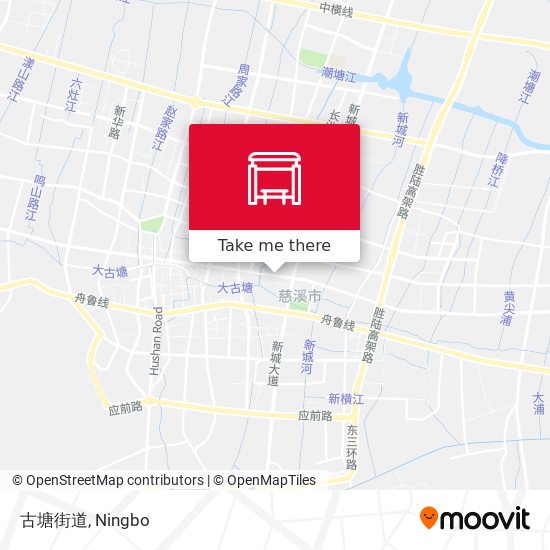 古塘街道 map