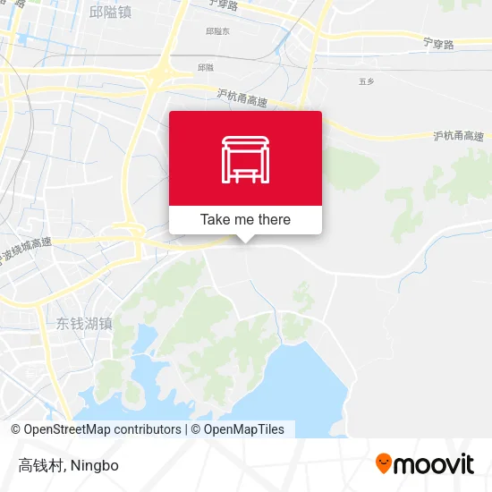 高钱村 map