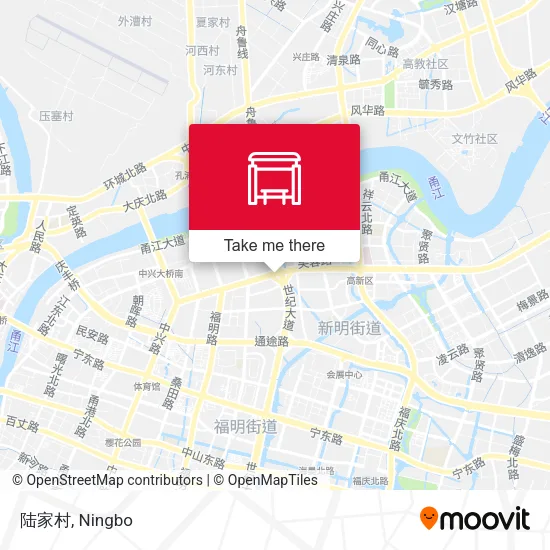陆家村 map
