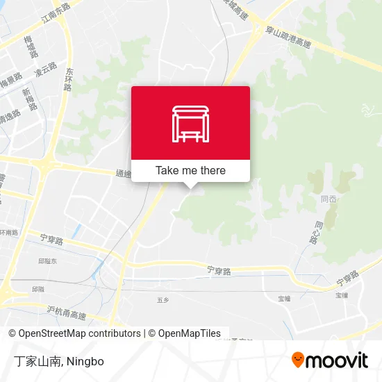 丁家山南 map