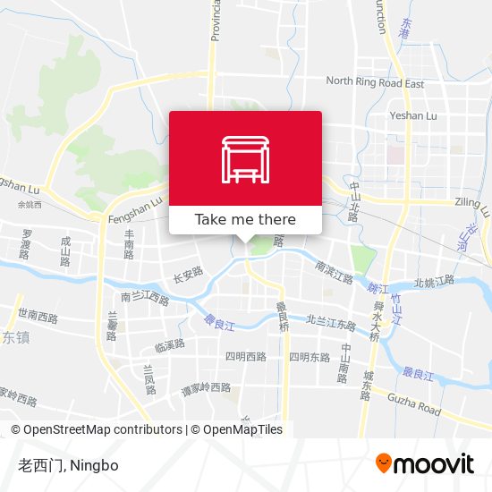 老西门 map