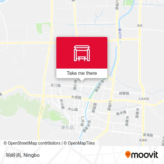 响岭岗 map