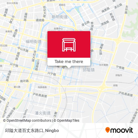 邱隘大道百丈东路口 map