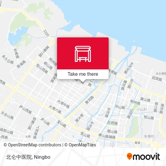北仑中医院 map