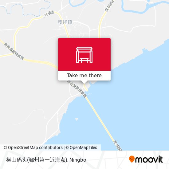 横山码头(鄞州第一近海点) map