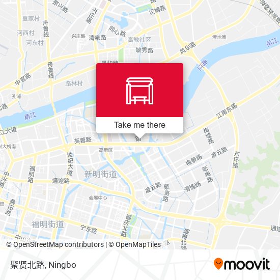 聚贤北路 map