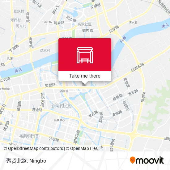 聚贤北路 map