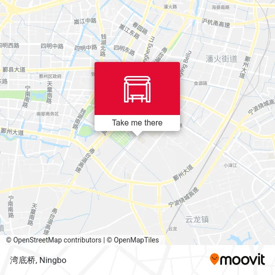 湾底桥 map