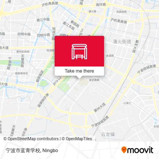 宁波市蓝青学校 map