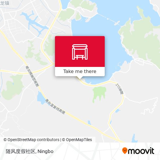 随风度假社区 map