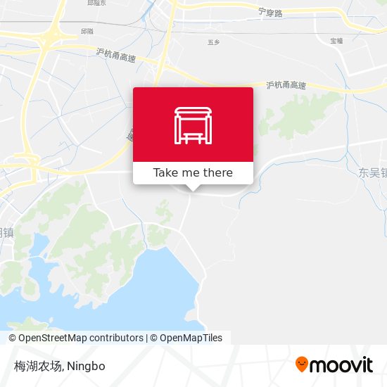 梅湖农场 map