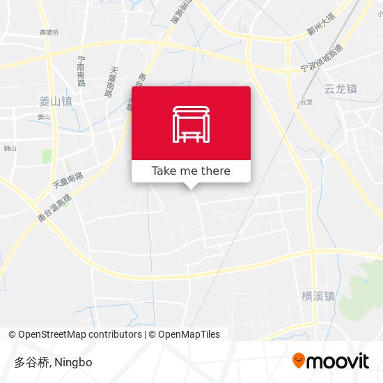 多谷桥 map