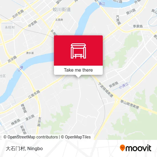 大石门村 map