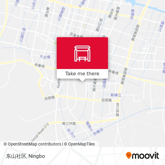 东山社区 map