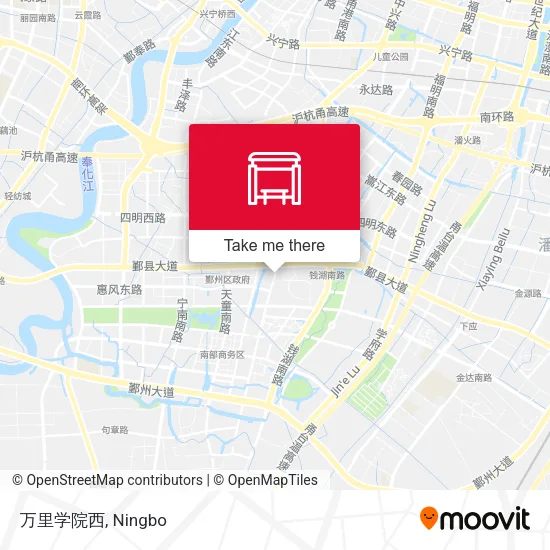 万里学院西 map