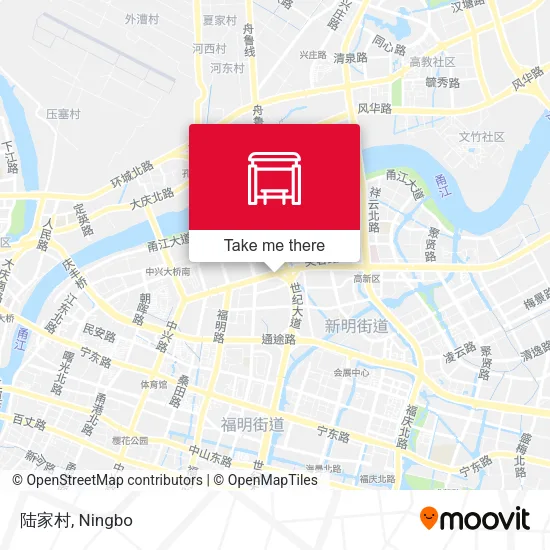 陆家村 map