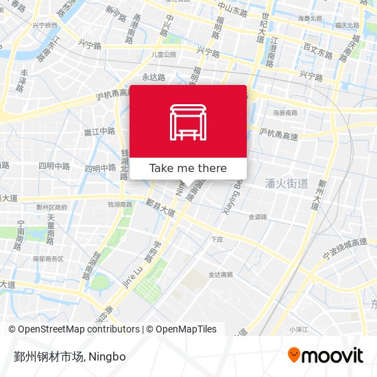 鄞州钢材市场 map
