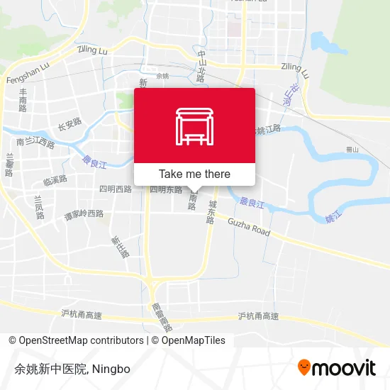 余姚新中医院 map