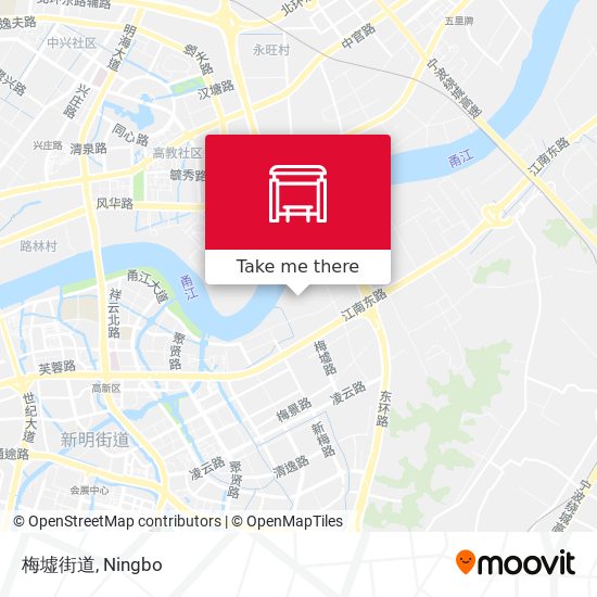 梅墟街道 map