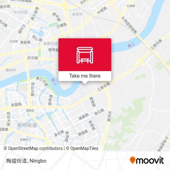 梅墟街道 map