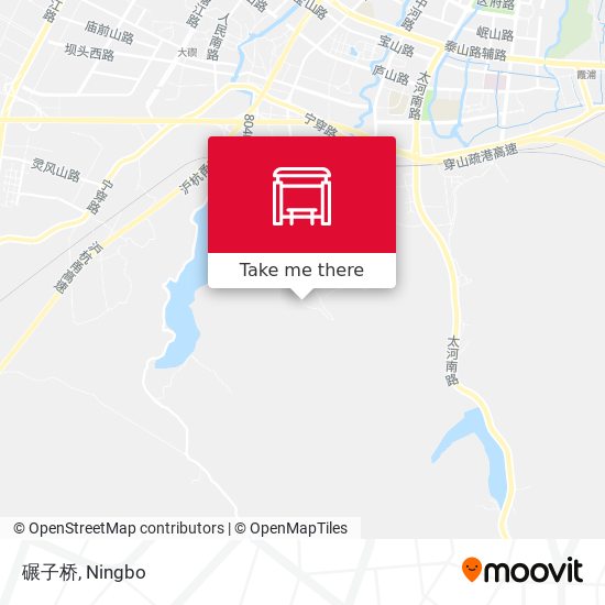 碾子桥 map