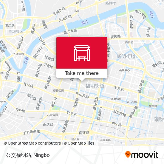 公交福明站 map