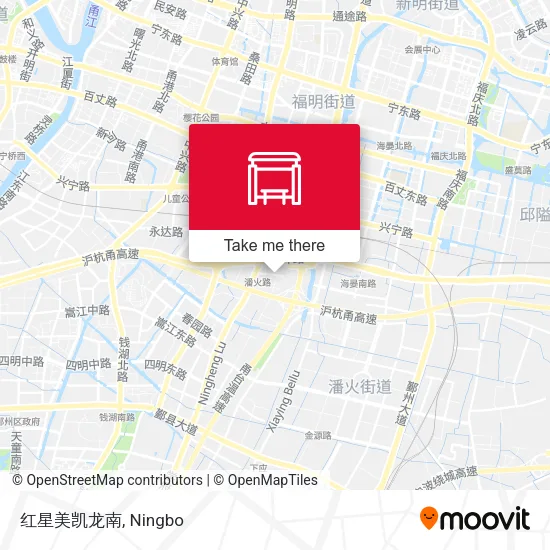 红星美凯龙南 map