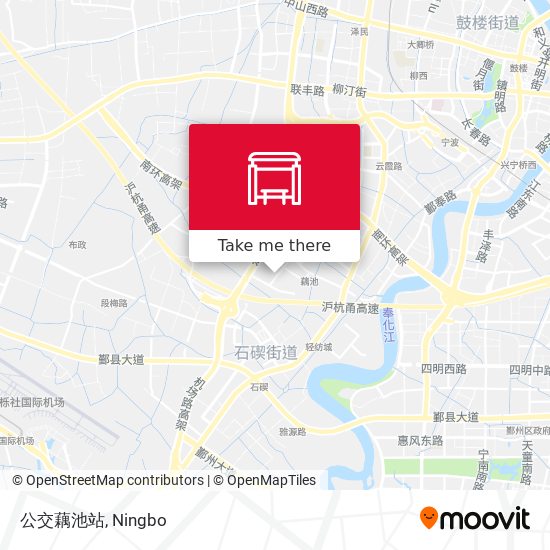 公交藕池站 map