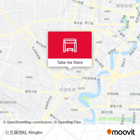 公交藕池站 map