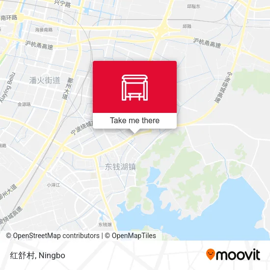 红舒村 map