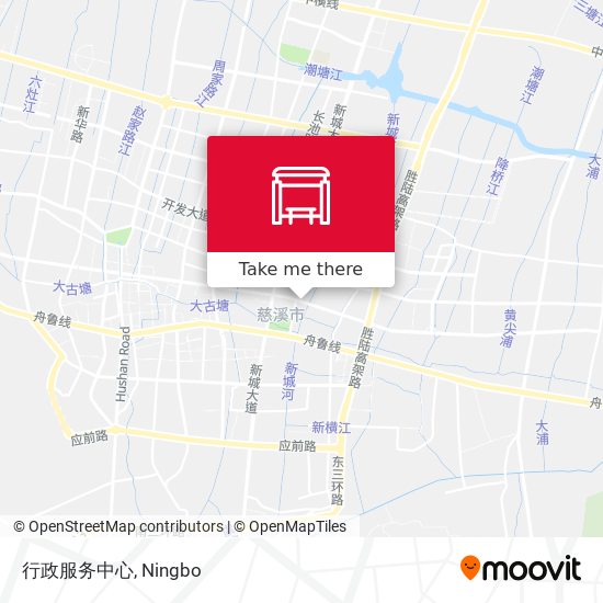 行政服务中心 map