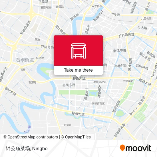 钟公庙菜场 map