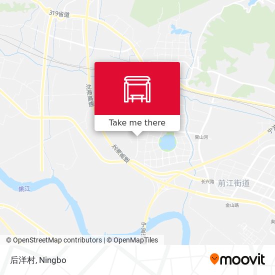 后洋村 map